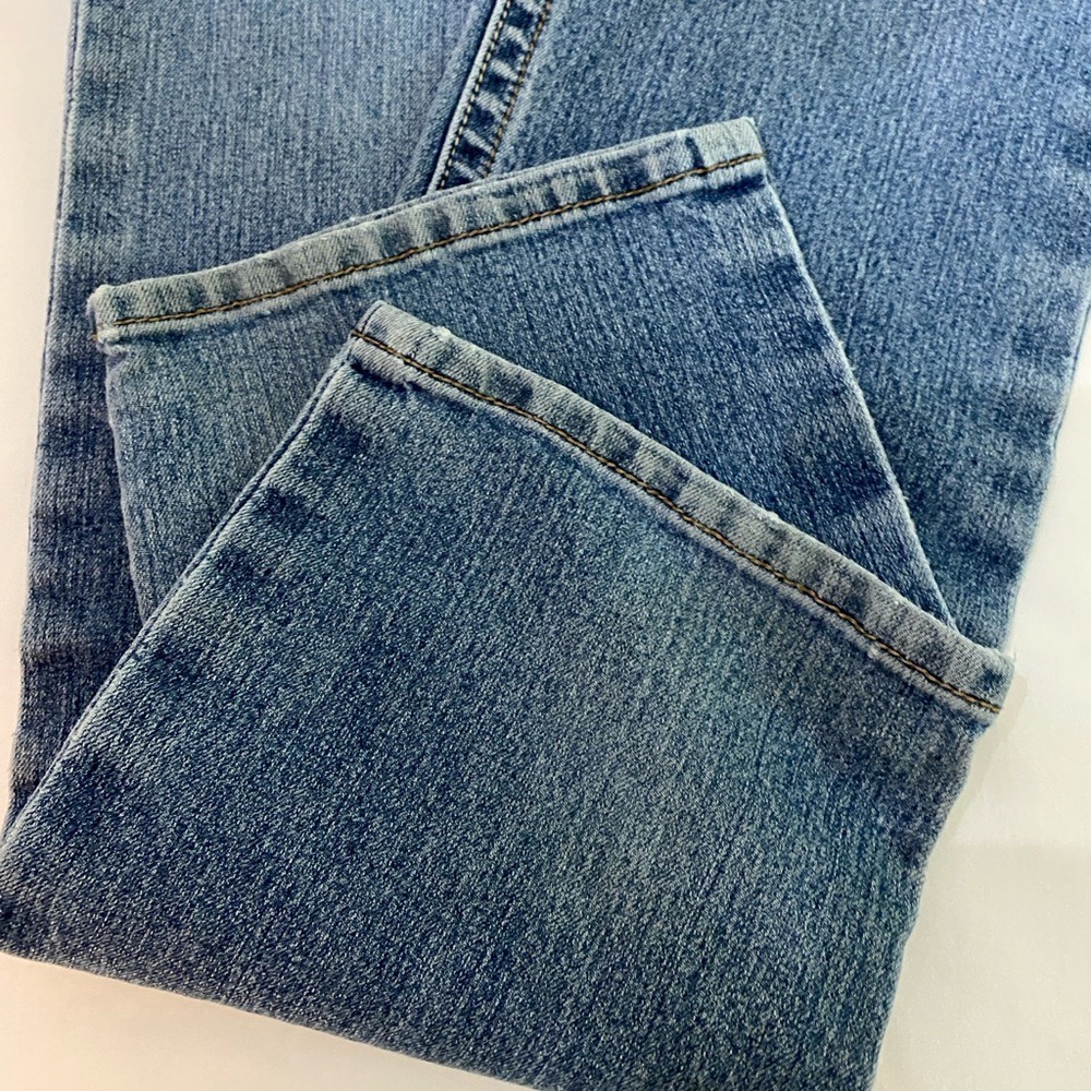 ARIAT REBAR M7 Slim Straight Rico Medium Wash Distressed Work Denim Jeans SZ 32 - Picture 10 of 13
